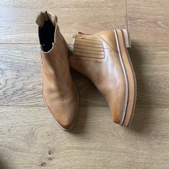 Roolee Shoes - Roolee Tan Ankle Boots